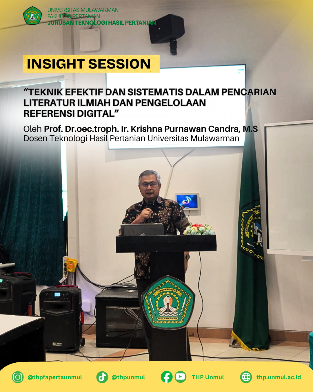 Insight Session: Teknik Efektif dan Sistematis dalam Pencarian Literatur Ilmiah