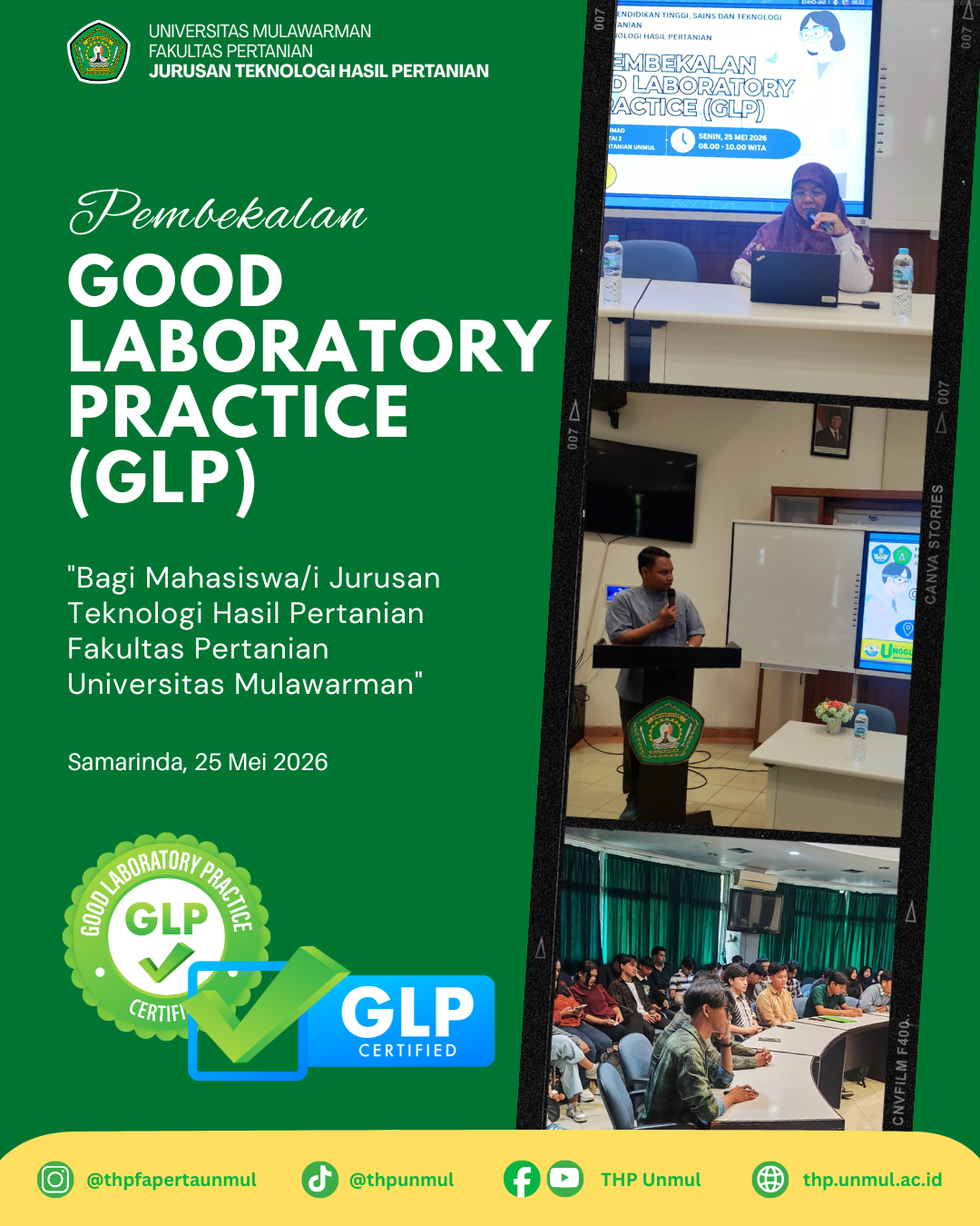 Pembekalan Good Laboratory Practice (GLP) di THP Unmul: Wujud Komitmen Mutu Akademik