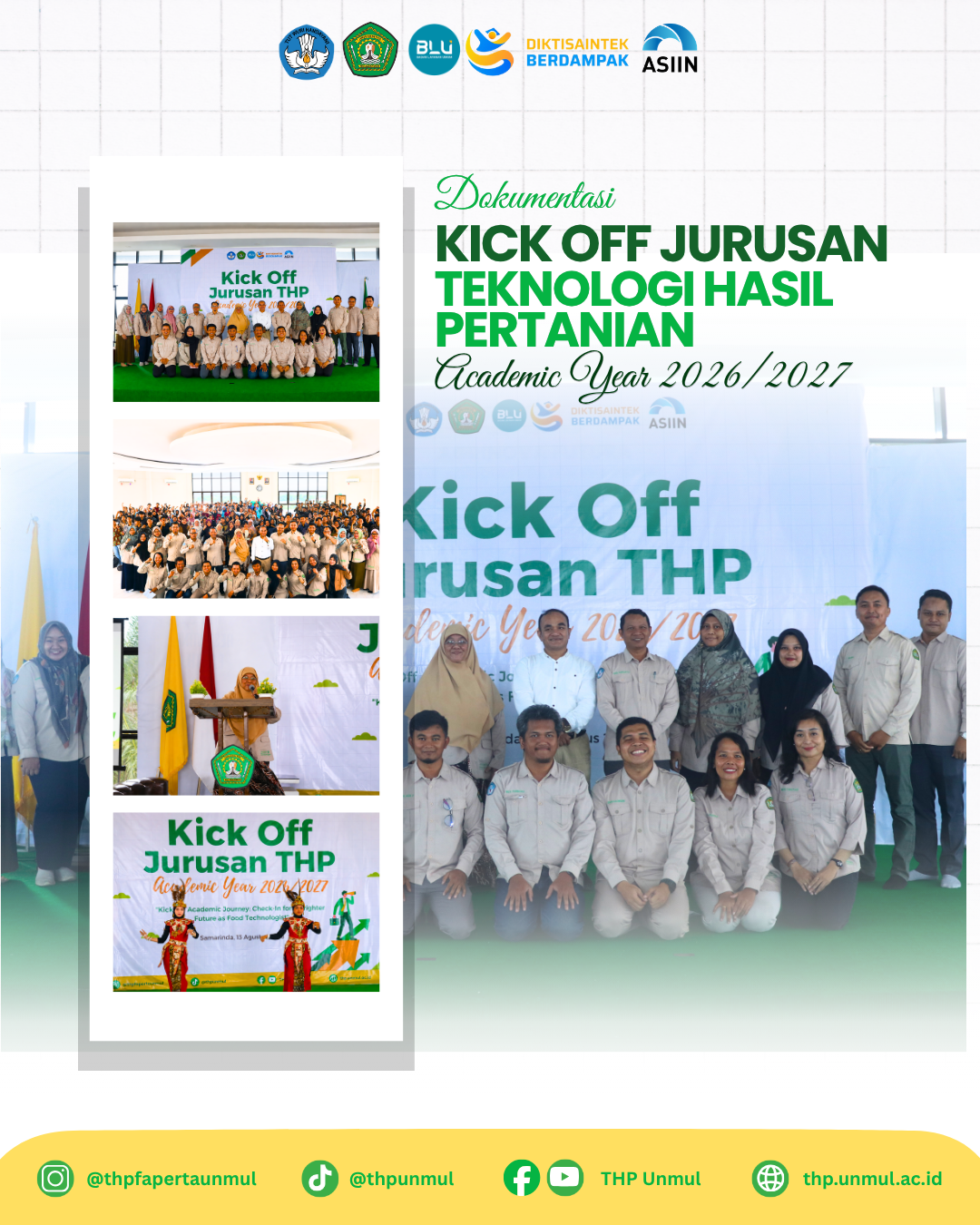 Kick Off Jurusan Teknologi Hasil Pertanian Sambut Tahun Akademik 2026/2027